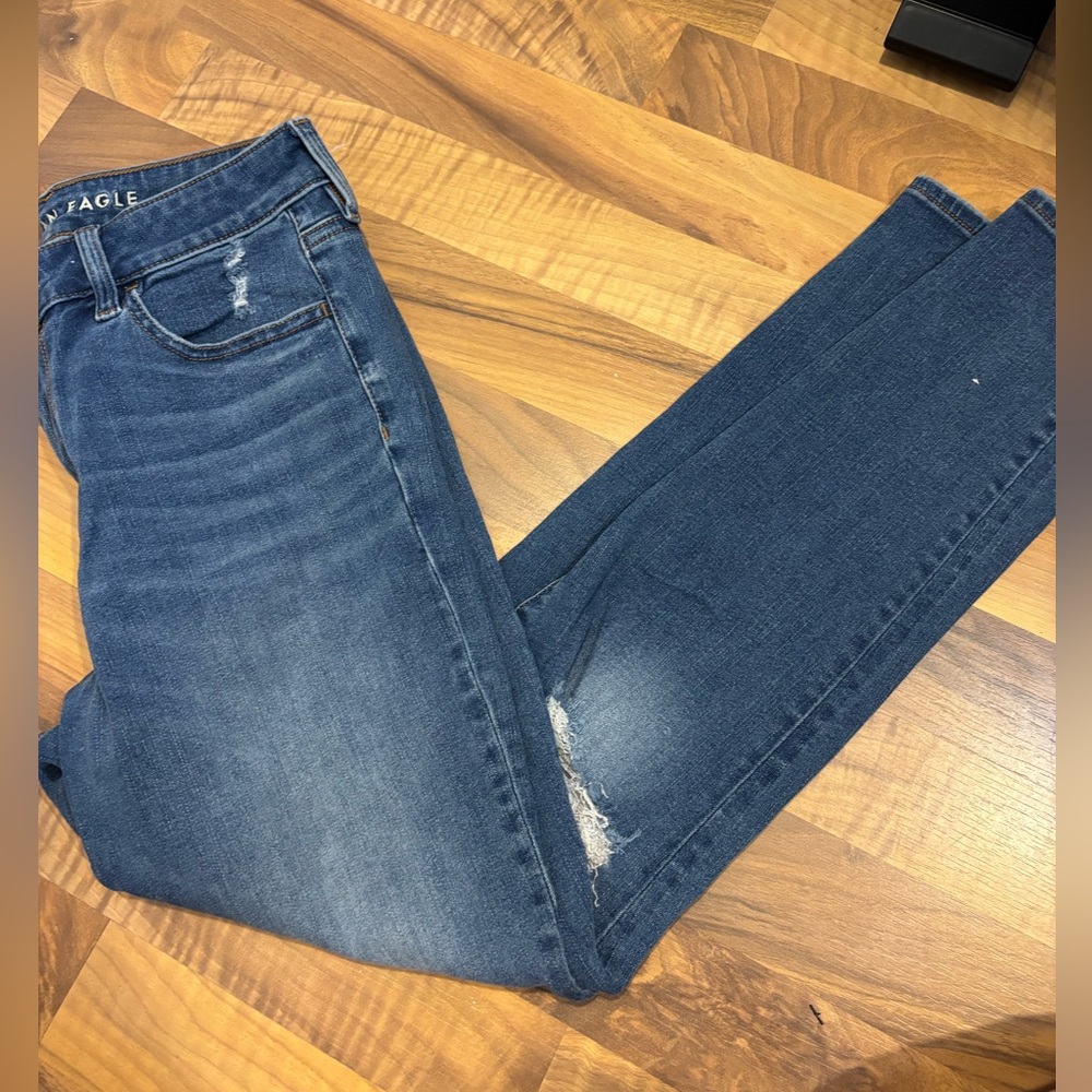 American Eagle Outfitters High Rise Jeggings Women's 10 Short 360 stretch